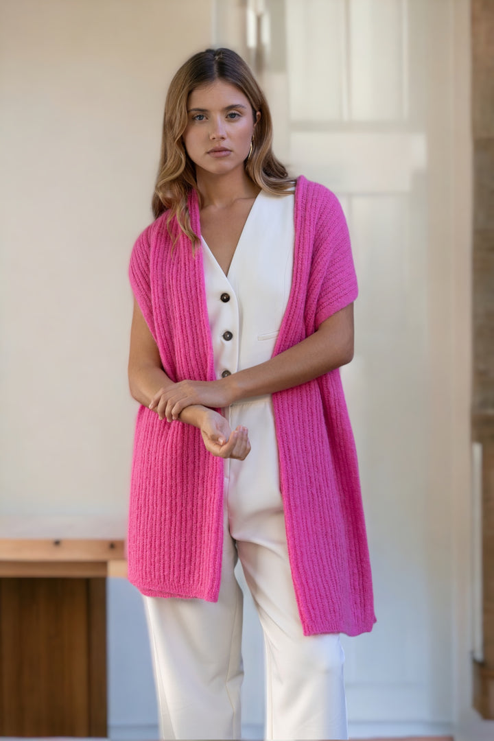 Charlotte Peacock Pink Scarf