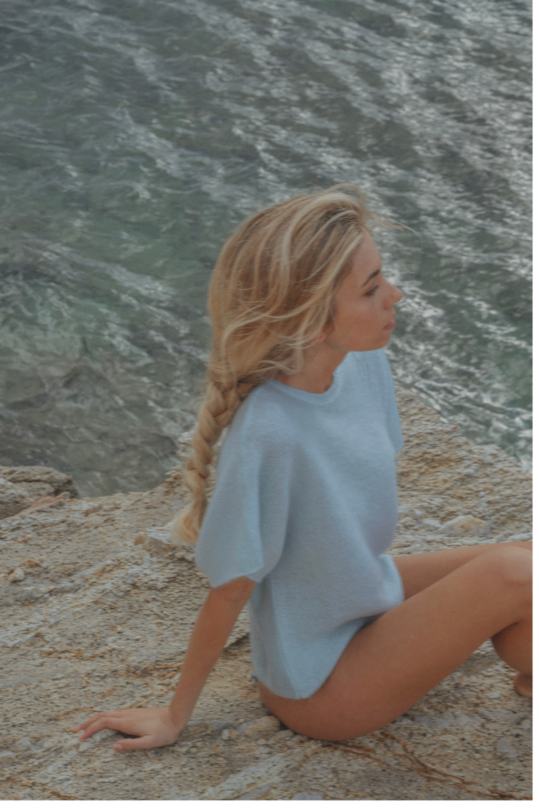Leonie Azure Ocean Sweatshirt